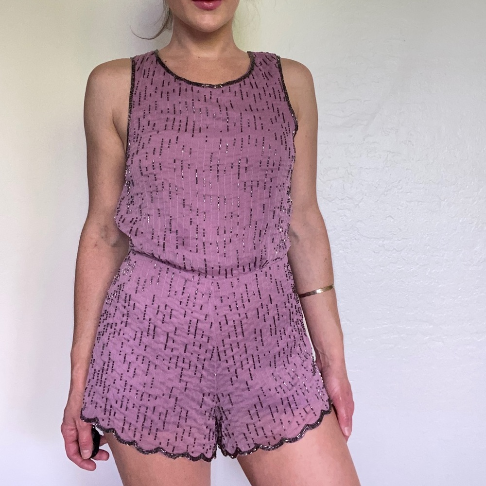Free People Beaded Romper
